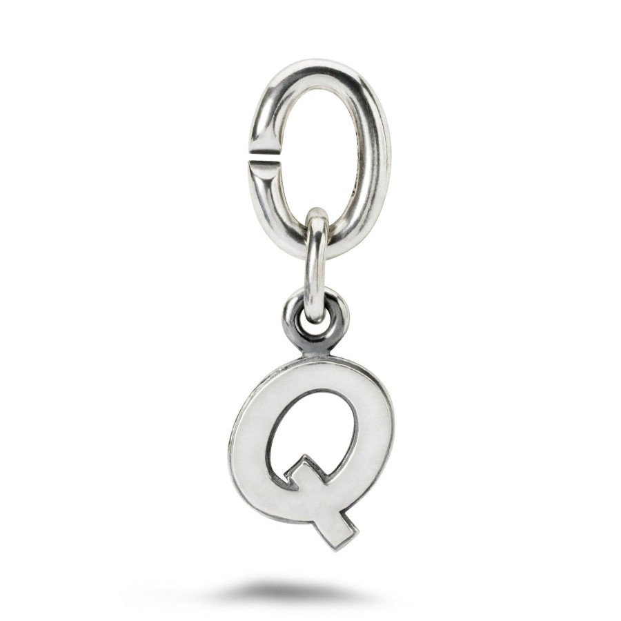 Links & Locks X Jewellery  | Q, Silver Link Charm